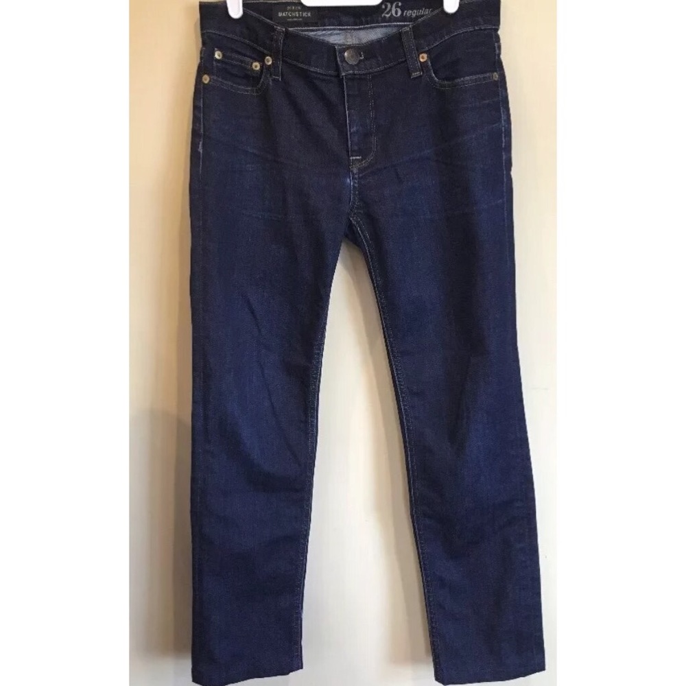 J. Crew Jeans Matchstick Dark Wash Denim
